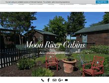 Tablet Screenshot of moonrivercabins.com